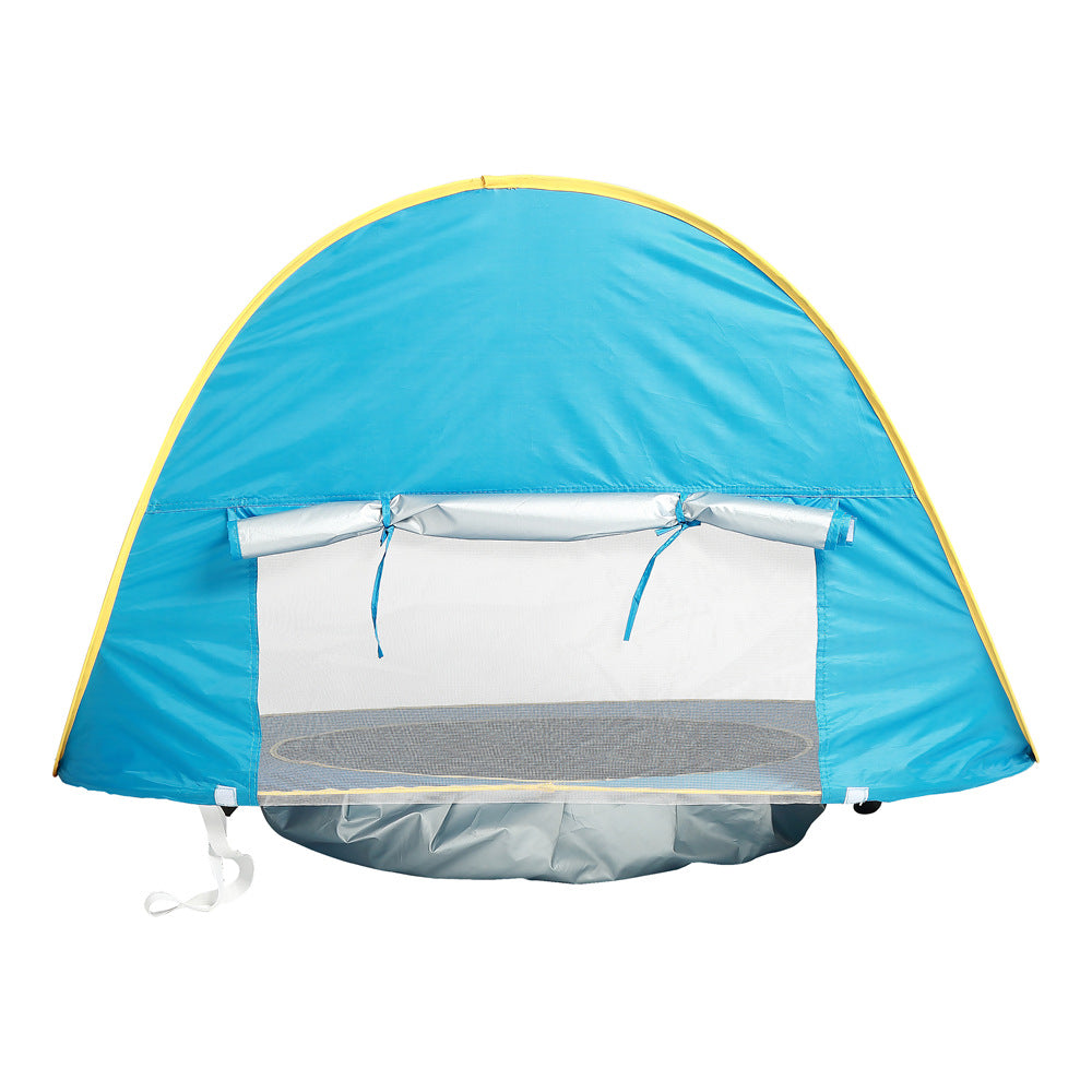 Ultimate Outdoor Fun Baby Beach Tent with Easy Fold Up Design Waterproof Sun Awning and UV Protection for Kids Safe and Enjoyable Camping Adventures