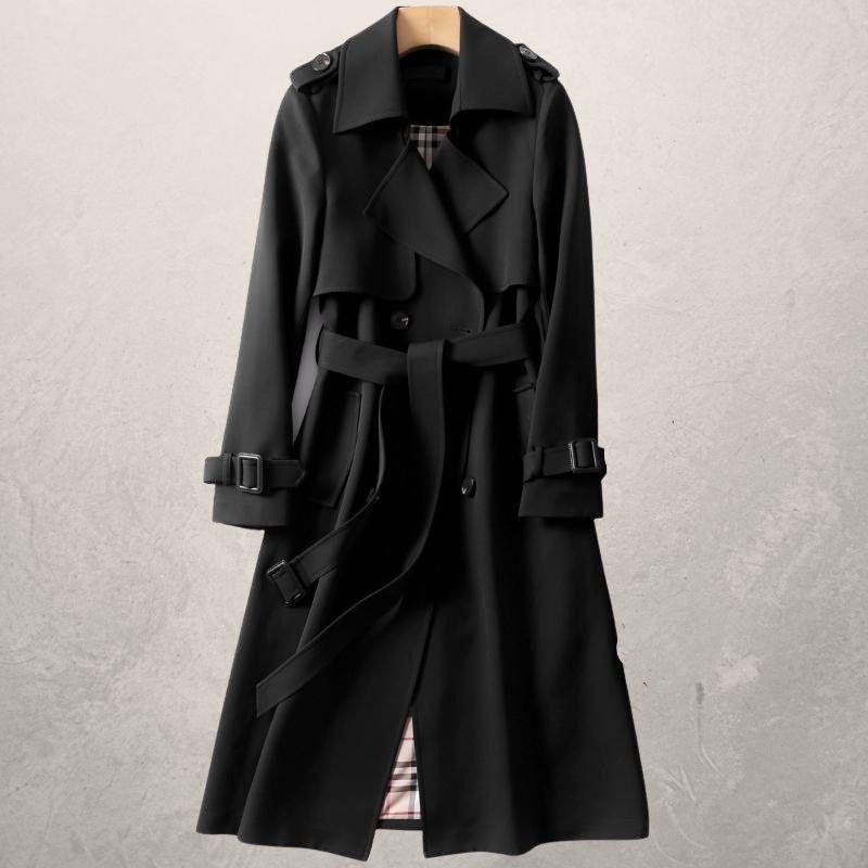 Women Waterproof Rain Coats with Hood Light weight Windbreaker Outdoor Trench Coat Women's Mid-length Trench Coat Autumn Long Windbreaker