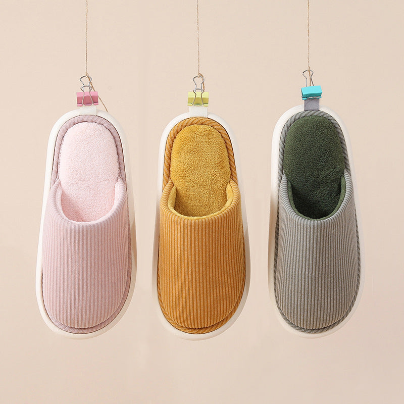 Stay Warm and Slip-Proof with Winter House Slippers Soft Furry Plush, Eva Sole, Ideal for Women's Footwear on Chilly Floors