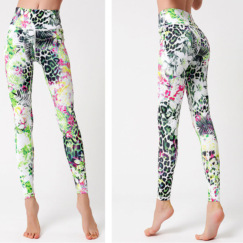 Trendy Tie Dye Fashionable High Waist Leggings for Women Fitness and Yoga