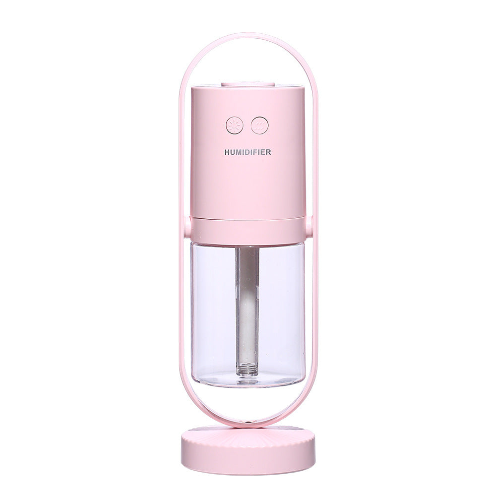 USB Air Humidifier with Projection Night Lights: Home and Office Air Purifier