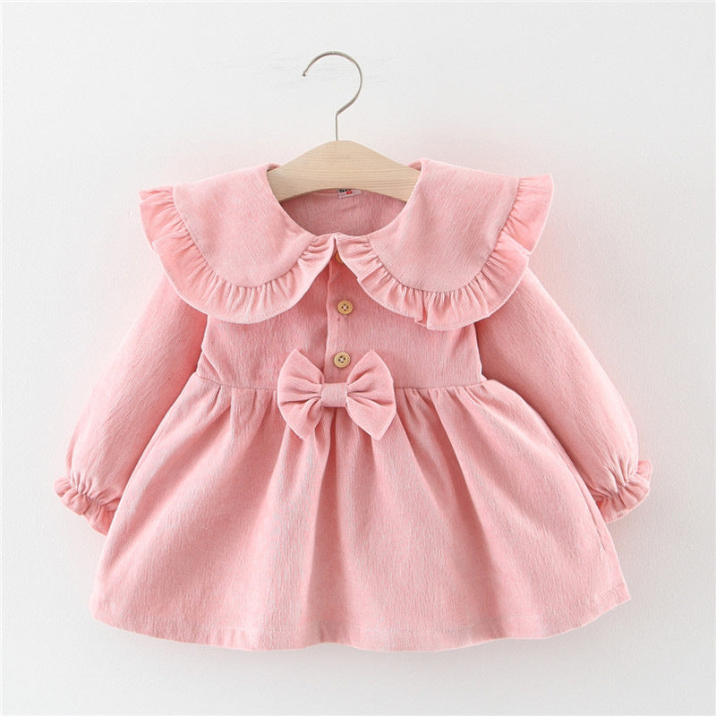 Winter Wonderland Wardrobe Adorable Plus Velvet Baby Girl Suit Perfect for Keeping Your Little Darling Cozy and Fashion Forward