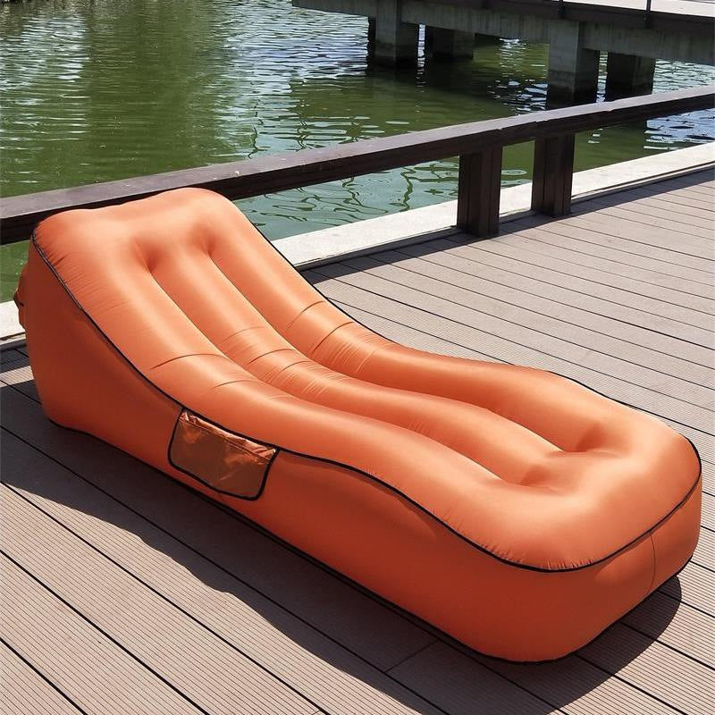 Outdoor Comfort Camping Sofa Inflatable Sofa Portable Air Bed for Casual Beach Recliner and Floatation Bed