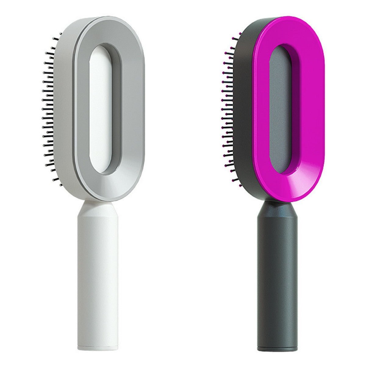 One-key Cleaning Hair Loss Airbag Massage Scalp Comb Anti-Static Hairbrush Self Cleaning Hair Brush For Women