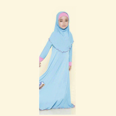 Elegantly Modest Exquisite Girl Muslim Suit for Special Occasions and Daily Wear