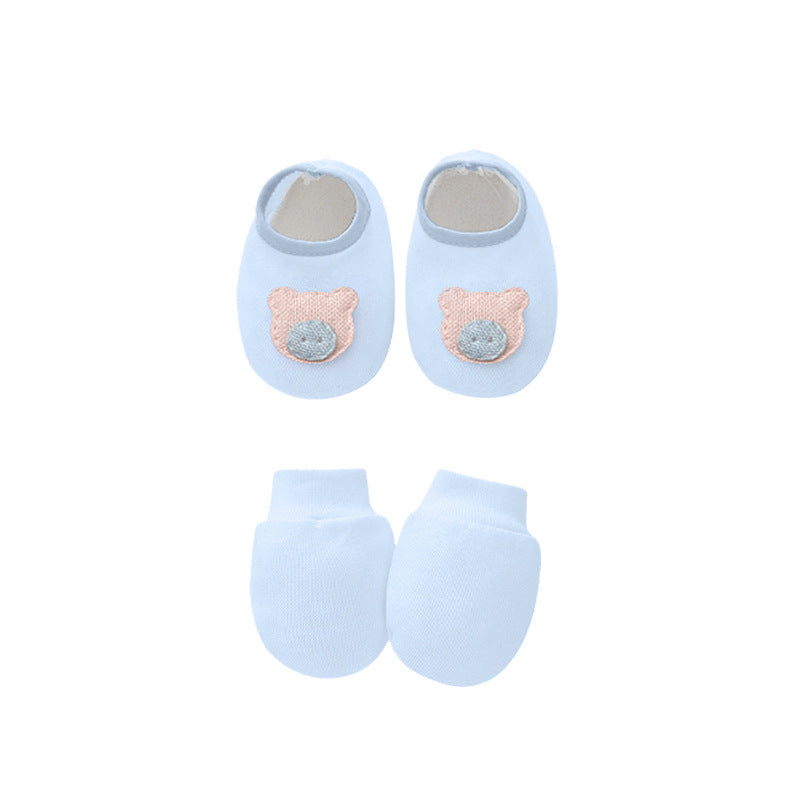 Soft and Snug Essentials Adorable Cotton Gloves and Foot Covers for Your Precious Baby Utmost Comfort and Warmth