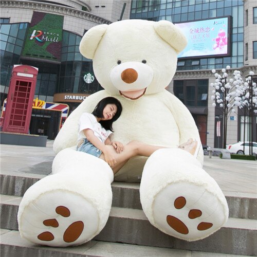 Giant Teddy Bear Plush Toy Huge Soft and Luxurious with a Leather Shell for Extra Elegance