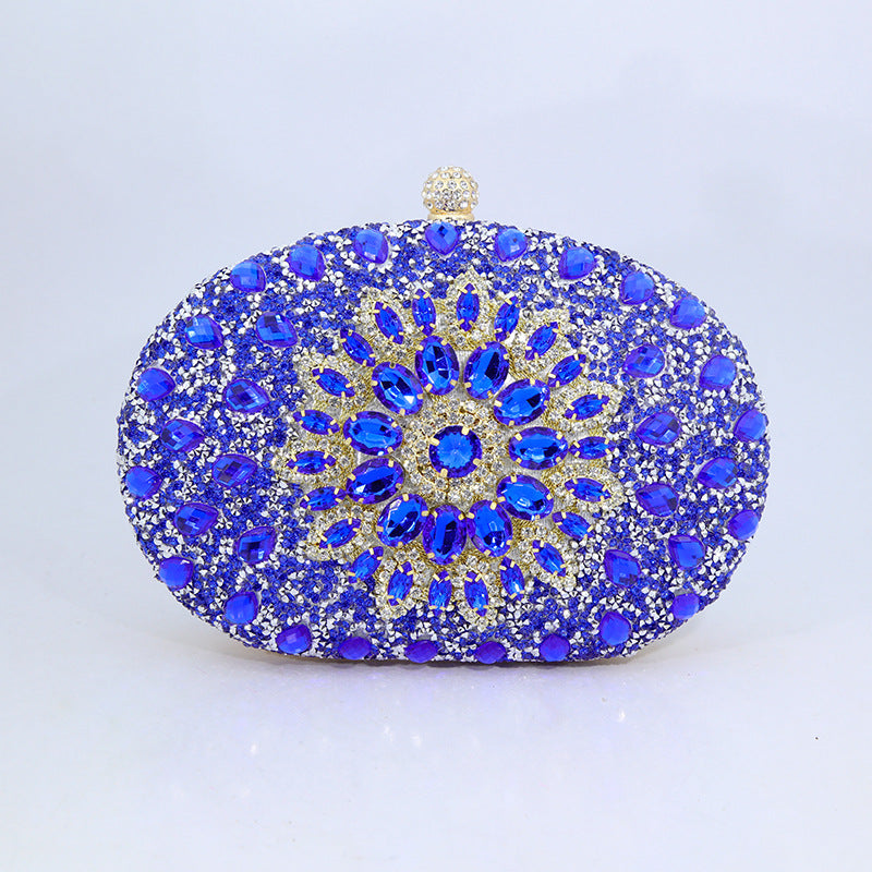 Sunflower Radiance New Diamond Evening Bag for Women Cheongsam Formal Dress