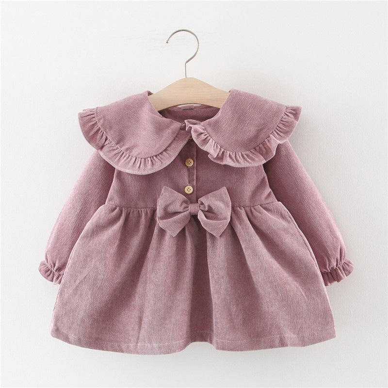 Winter Wonderland Wardrobe Adorable Plus Velvet Baby Girl Suit Perfect for Keeping Your Little Darling Cozy and Fashion Forward