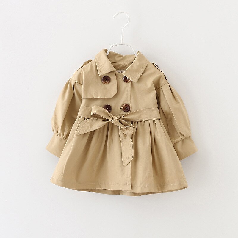 Timeless Elegance Double Breasted Button Trench Coat Skirt with Belt Detailing