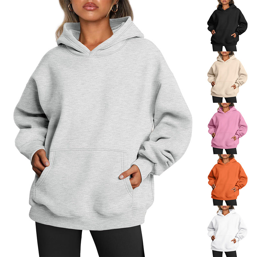 Women's Loose Pullover Hoodies with Pocket: Winter & Fall Sports Outfits