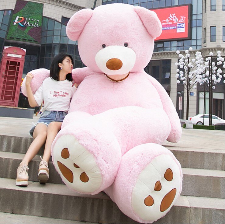 Giant Teddy Bear Plush Toy Huge Soft and Luxurious with a Leather Shell for Extra Elegance