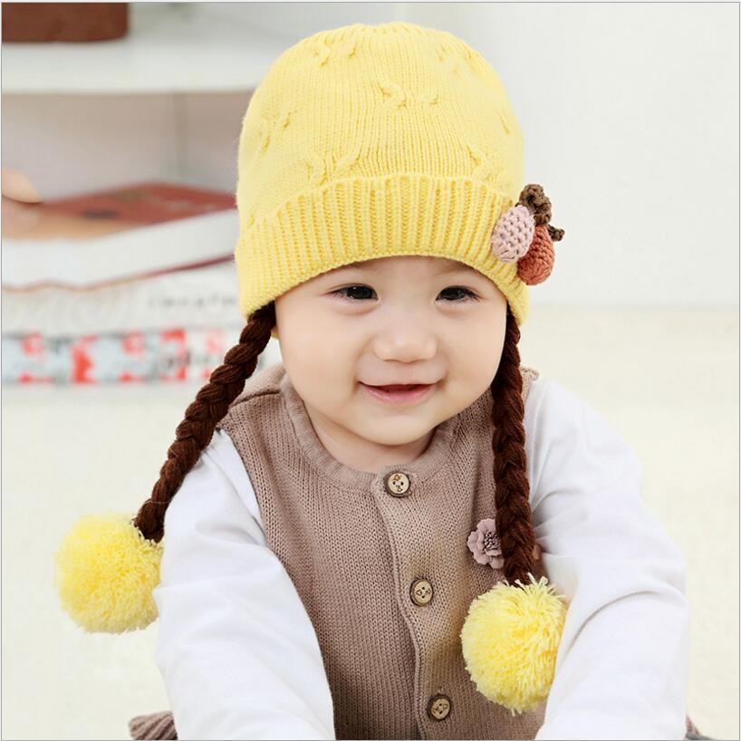 Cozy Chic Girls Braid Hat Stylish and Warm Woolen Headwear