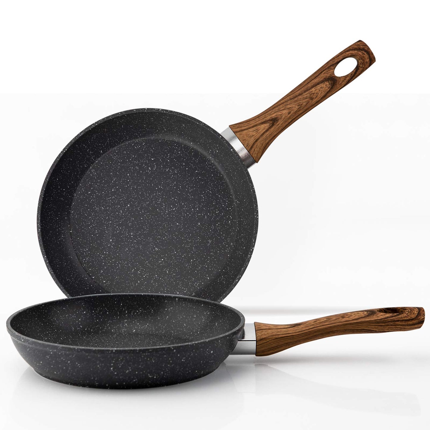 Non-Stick 8-Inch Egg Frying Pan with Induction Capabilities