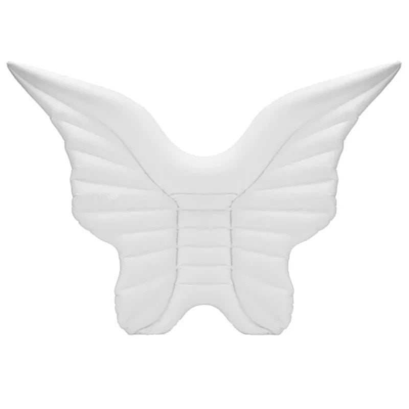 Angelic Style Fashionable Angel Wings Inflatable Floating Row for a Fun and Stylish Pool Day