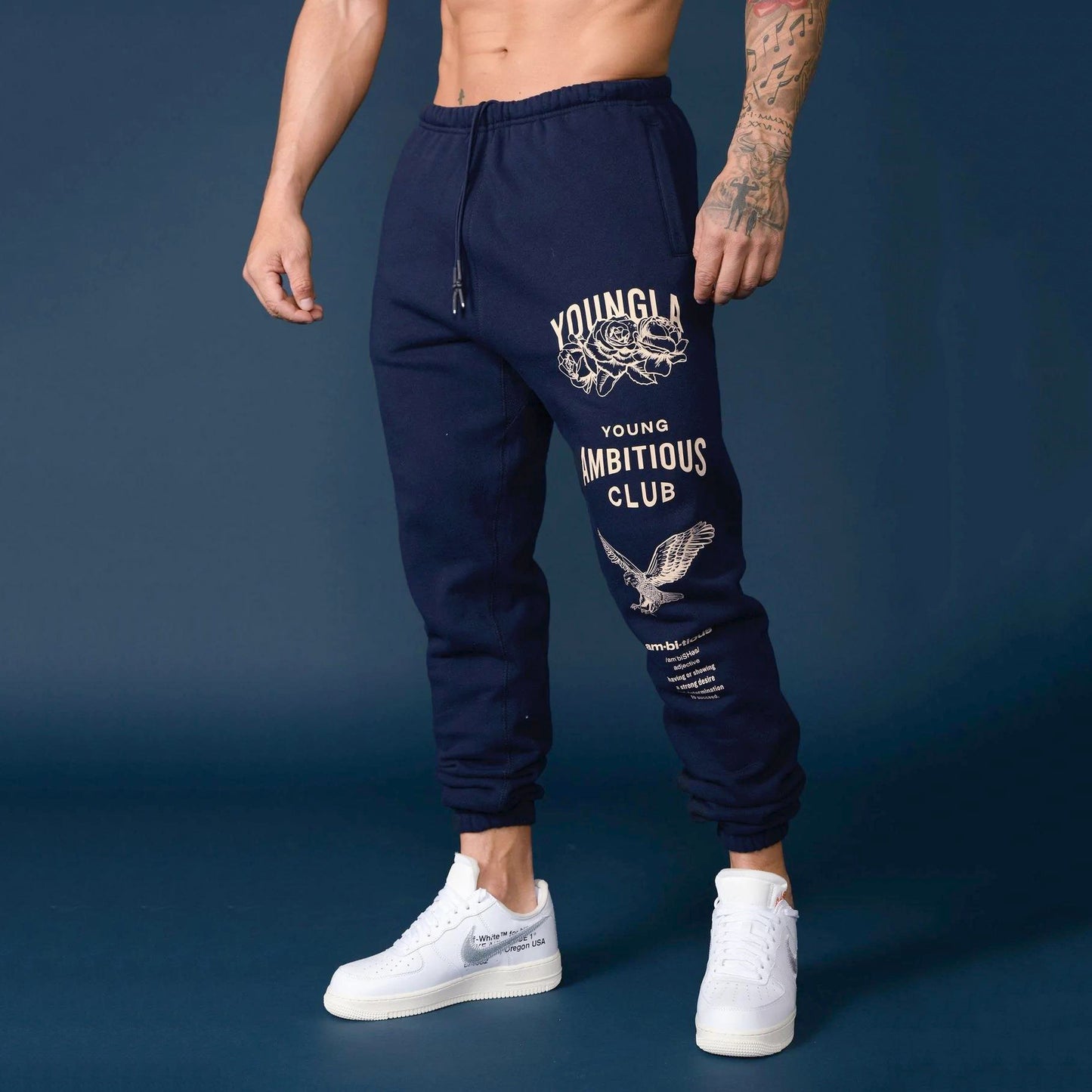 Men's Thicken Ankle-tied Sports Pants