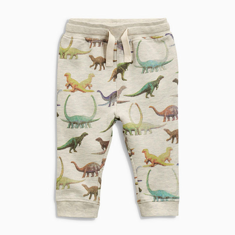 Cozy Crawling Boys Thickened Casual Sweatpants Perfect for Comfortable Playtime