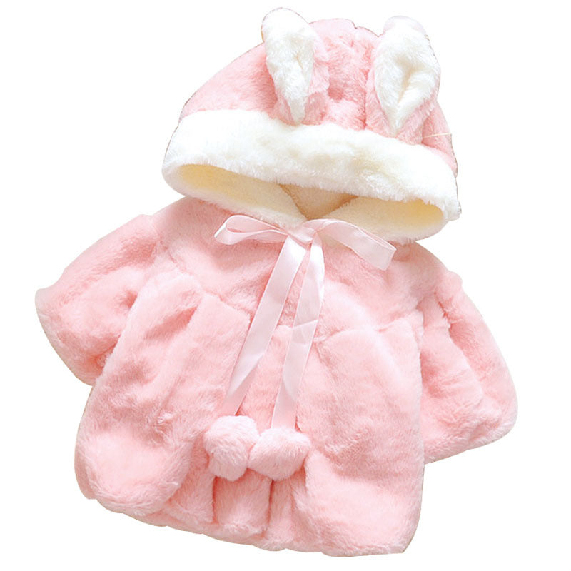 Snug & Stylish  Autumn Winter Cotton Coats for Baby Girls (0-1.5 years)