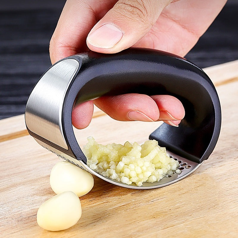 Manual Garlic Press Mincer and Chopper with Peeler