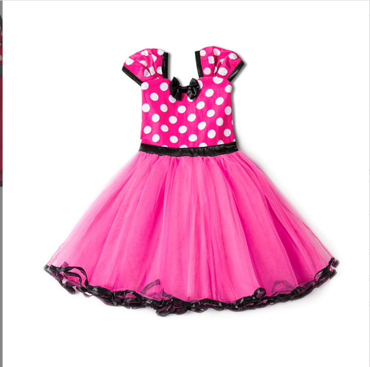 Polka Dot Charm Sleeveless Vest with Bow Princess Dress for Your Little Fashionista