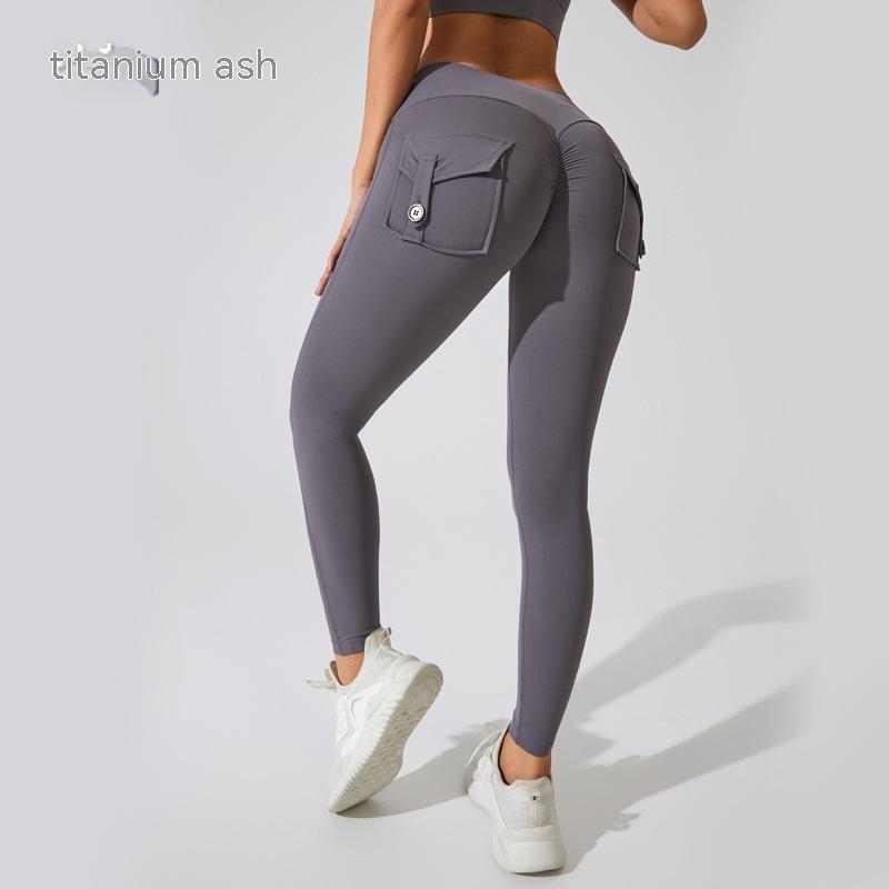 Women's Peach Hip Yoga Pants: Sports, Fitness, and Yoga Leggings