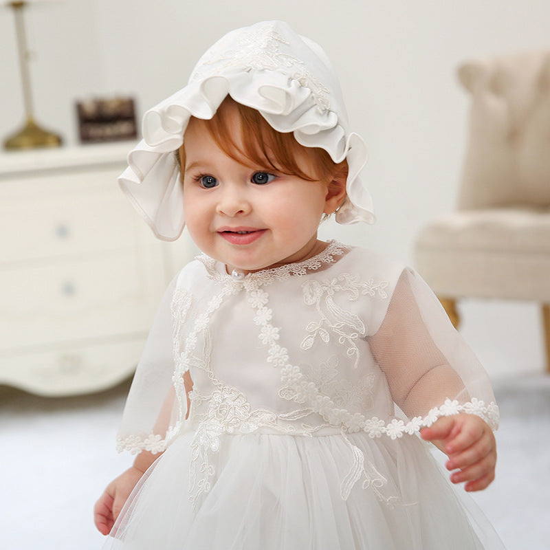 Beautiful Baby Girl One Year Old Full Moon Wedding Dress A Special Outfit for a Memorable Occasion