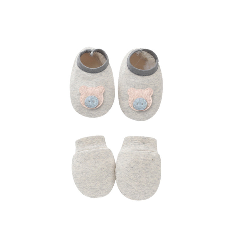 Soft and Snug Essentials Adorable Cotton Gloves and Foot Covers for Your Precious Baby Utmost Comfort and Warmth