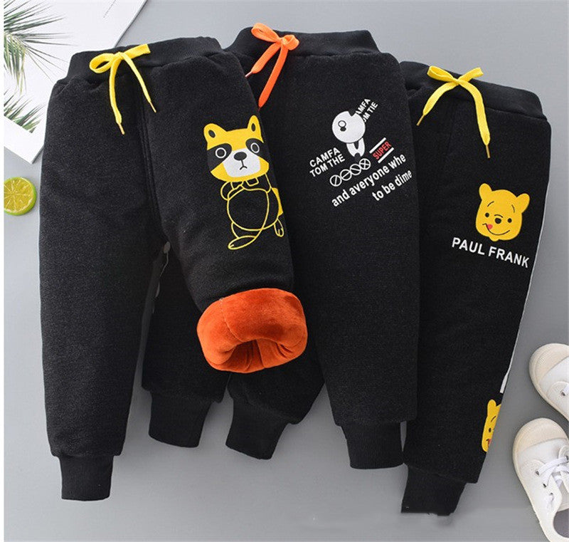 Fleece Padded Baby Warm Pants Girls Pants