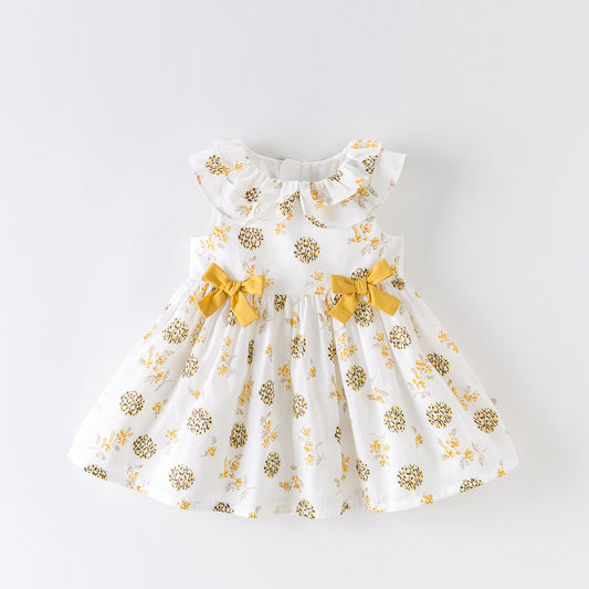 Enchanting Elegance Girls Printed Skirts and Princess Dresses for Magical Moments