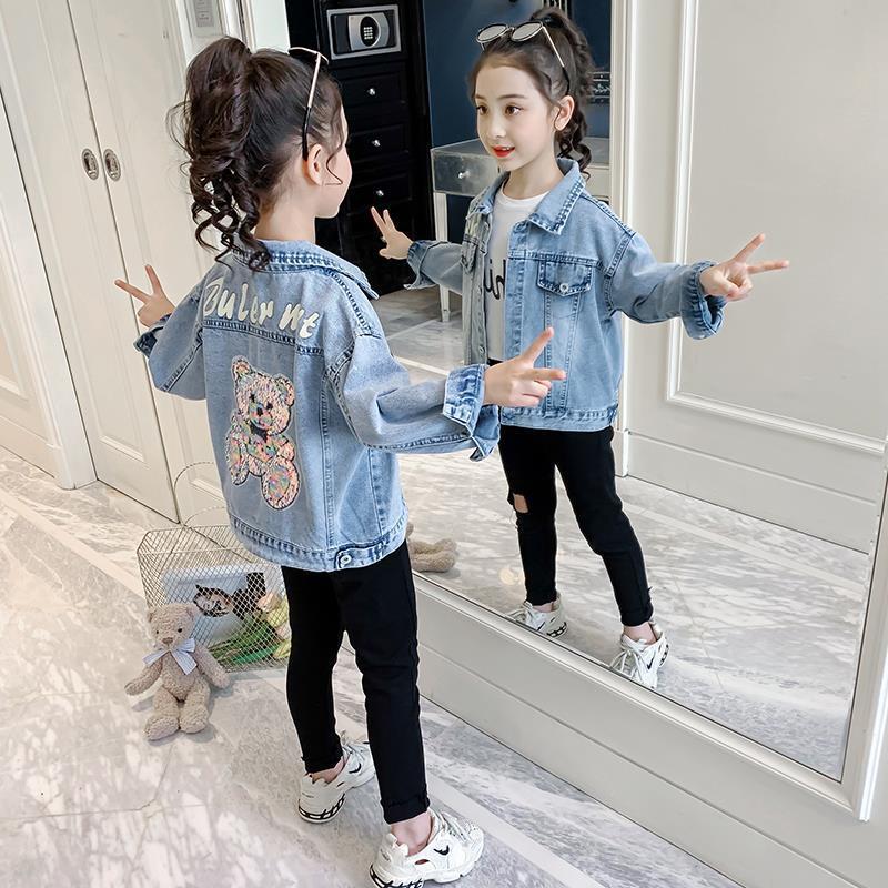 Kids Fashion Fun Explore Our Collection of Cartoon Jacket Clothes Offering Denim Tops for Children with Playful Style and Comfort