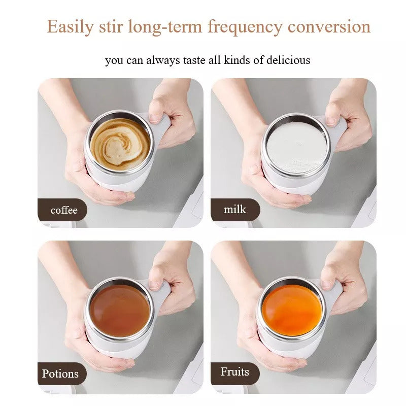 Rechargeable Automatic Stirring Coffee Cup - High-Value Electric Lazy Mixer