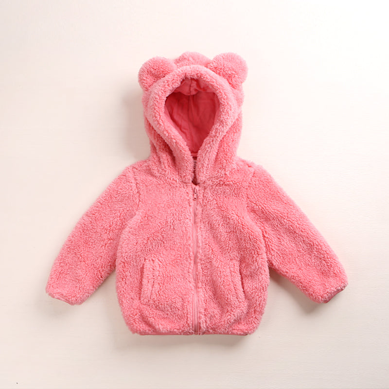 Stay Warm and Stylish Children Fleece Jacket Ideal for Both Girls and Boys to Brave the Autumn Chill