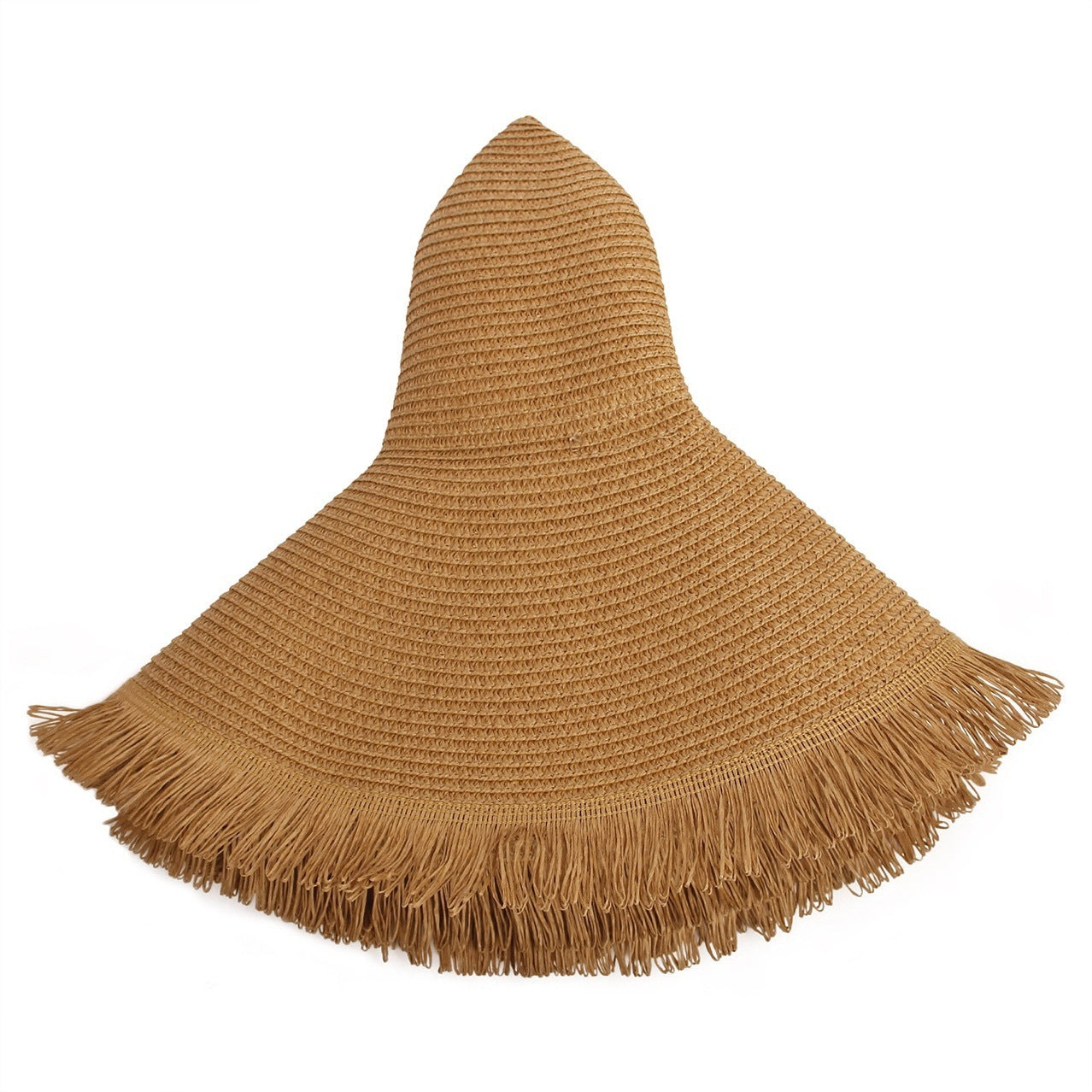 Ultimate Sun Protection Big Brim Beach Sun Hat for Women Crafted with Woven Brim Straw for Stylish Summer Days