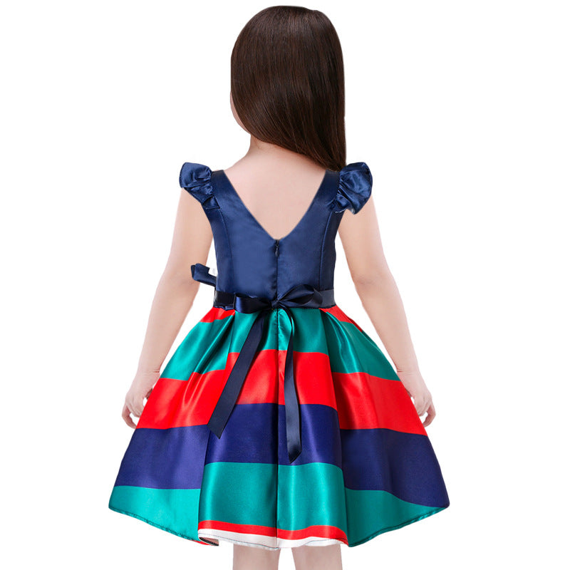 Regal Radiance Girl Princess Dress A Majestic Ensemble for Little Royalty