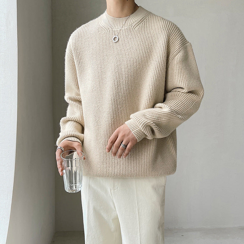 Fabric: "Soft Thermal" suggests that the sweater is designed for warmth and comfort