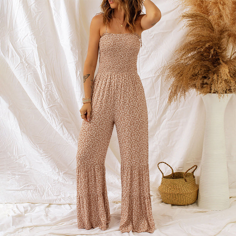 Sleek and Stylish Embrace Effortless Elegance with Spaghetti Strap High Waist Jumpsuits Perfect for Women Fashion Statements