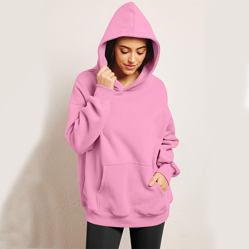 Women's Loose Pullover Hoodies with Pocket: Winter & Fall Sports Outfits