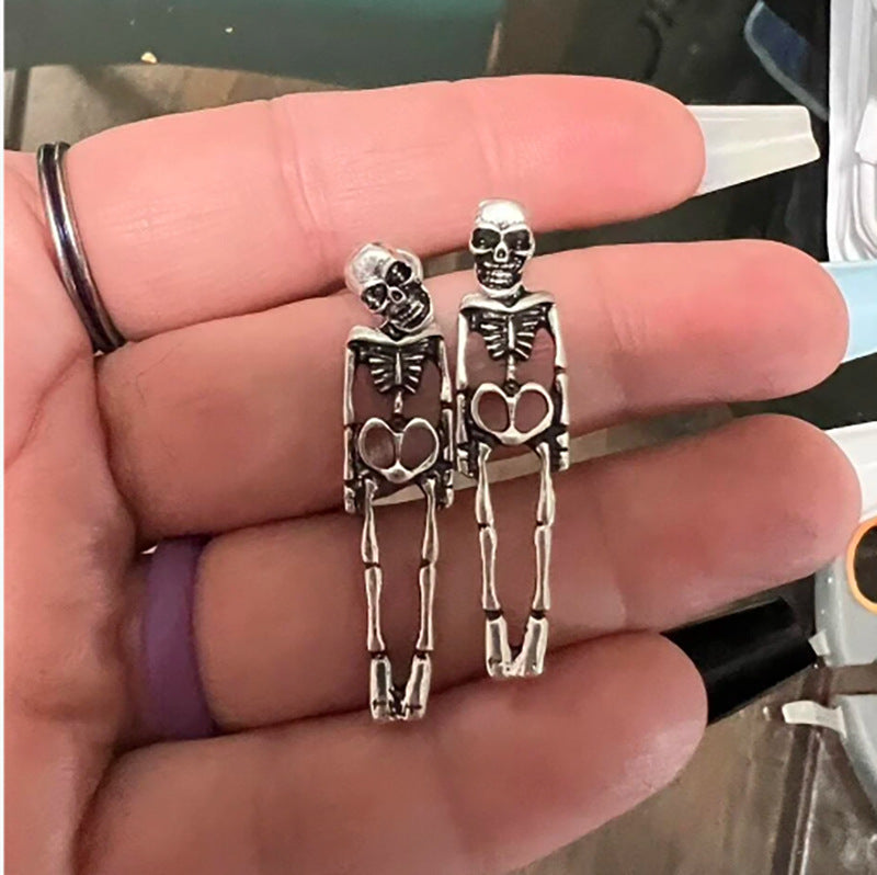 Halloween Skull Stud Earrings