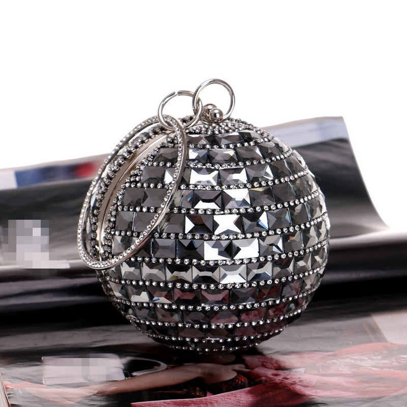 Sparkling Sphere New Style Diamond Handbag for Ladies Perfect for Dinner Events