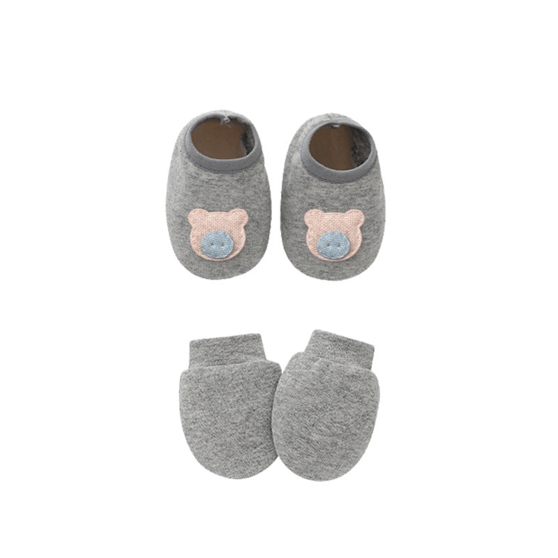 Soft and Snug Essentials Adorable Cotton Gloves and Foot Covers for Your Precious Baby Utmost Comfort and Warmth