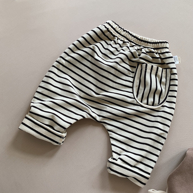 Keep Your Little Ones Comfy and Stylish with Our Children Simple Casual Loose Pants Ideal for Everyday Adventures