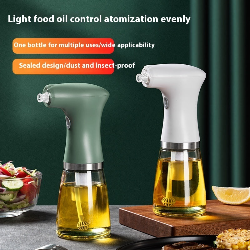 Flavorful Creations Oil Dispenser Barbecue Edible Spray with Electric Fuel Injector for Delicious Cooking