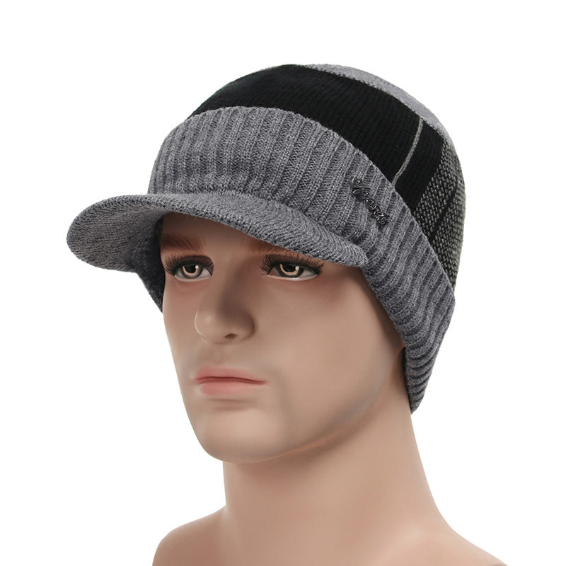 Men's and Children's Winter Hat with Earmuffs and Neck Cover