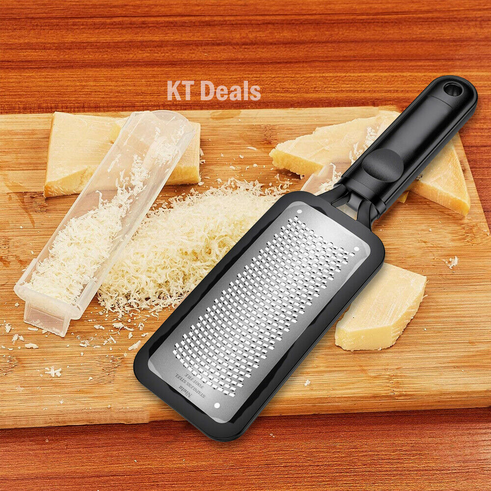 Handheld Zester & Grater: Fine Shredding, Scraper, Lemon Zester, Cheese Grater