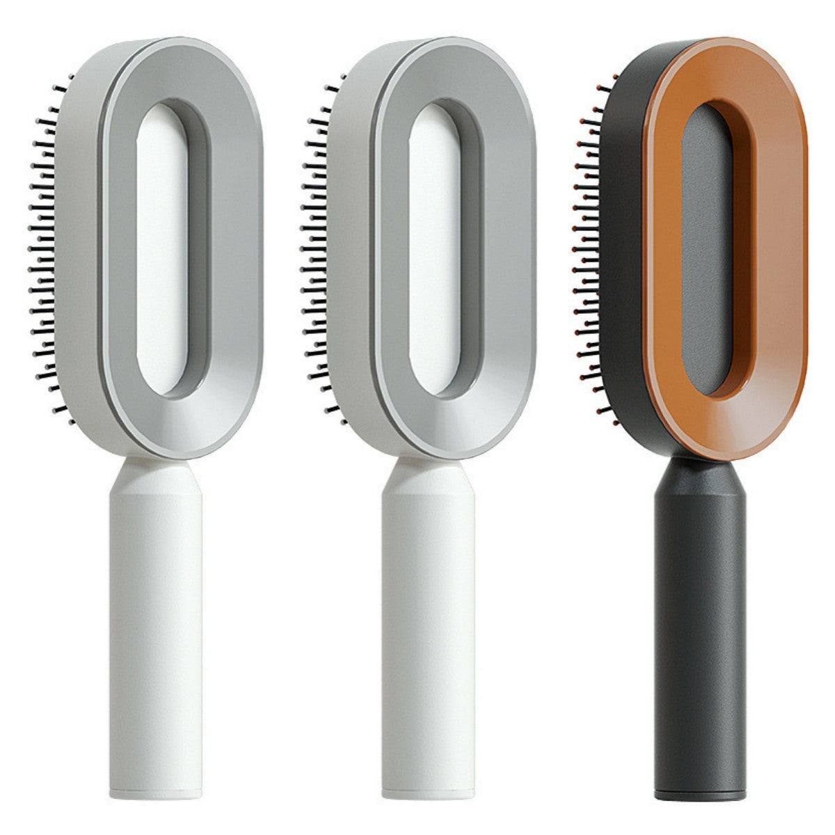 One-key Cleaning Hair Loss Airbag Massage Scalp Comb Anti-Static Hairbrush Self Cleaning Hair Brush For Women