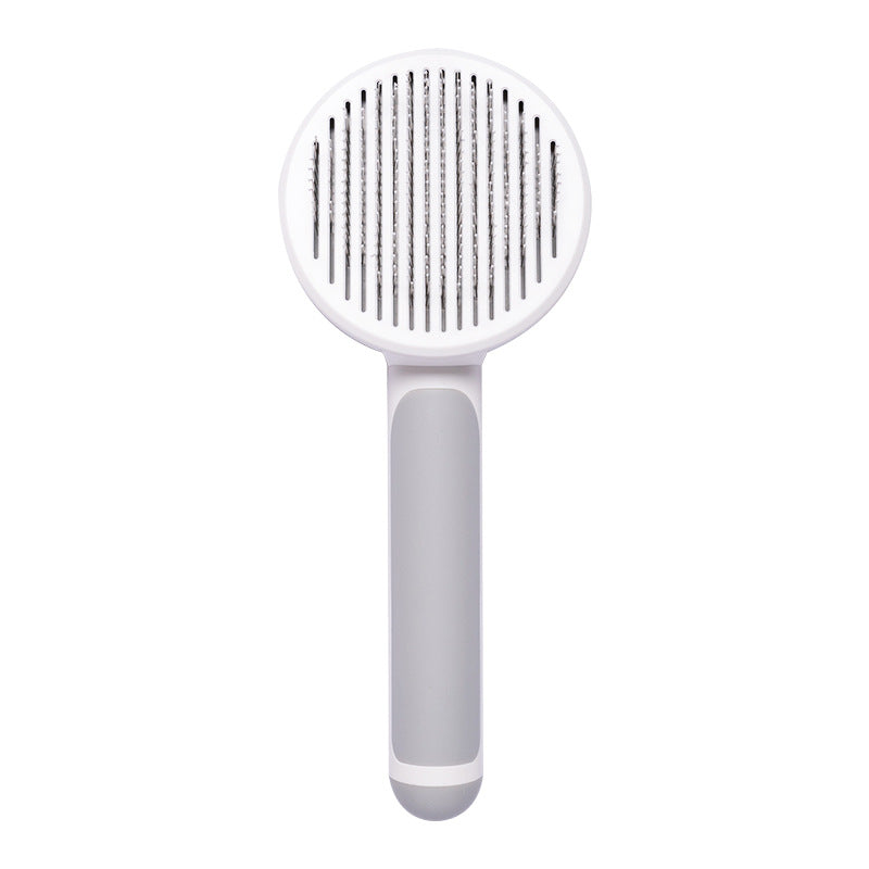 Hot Selling Pet Cat Brush: Self-Cleaning Steel Wire Comb