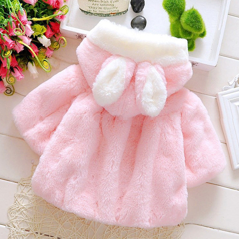 Charming Whiskers Samantha Rabbit Hood Coat for Playful Adventures