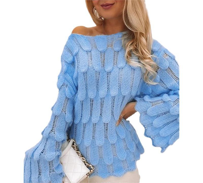 Elegantly Knitted Sweaters Embrace Autumn and Winter in Style with Women Clothing