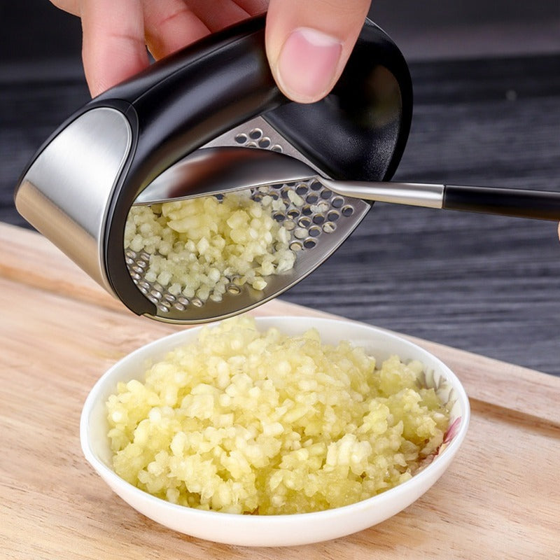 Manual Garlic Press Mincer and Chopper with Peeler