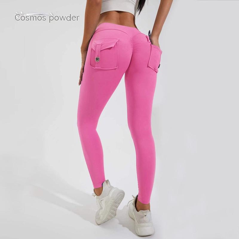 Women's Peach Hip Yoga Pants: Sports, Fitness, and Yoga Leggings